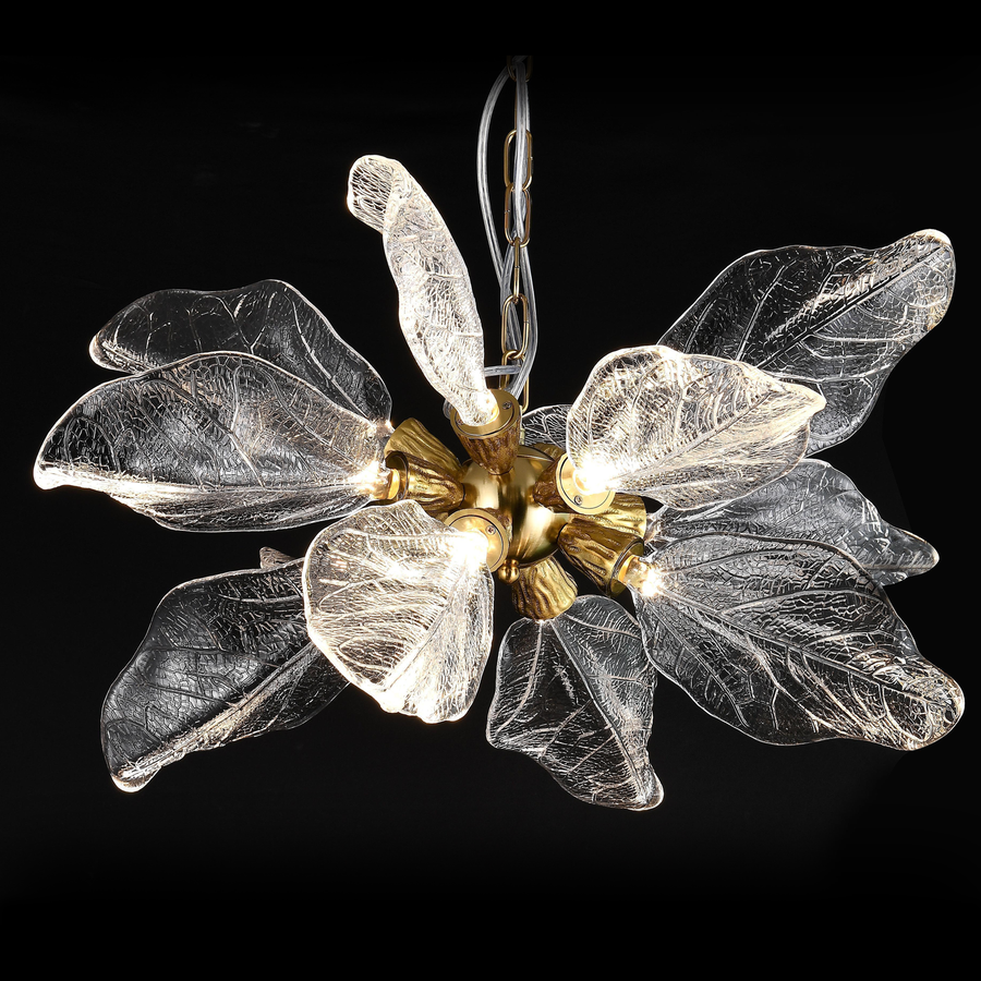 Crystal Martinez lineárny luxe, priemer 35 cm, 4x E14, lesklé zlato