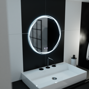 60 cm okrúhle LED zrkadlo - Spirallus Touch System Neznámy deaktivovanie