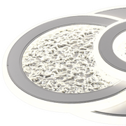 KOMPACTO LED luster 34W, 3 kruhy, studené/teplé/neutrálne svetlo, biely