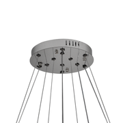LED kryštál LULUS s 118 W Silver Latifah Diaľkovým ovládaním