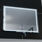 Zrkadlo LED obdĺžnikový 70x50cm dotykový systém Umbria odmrazovanie