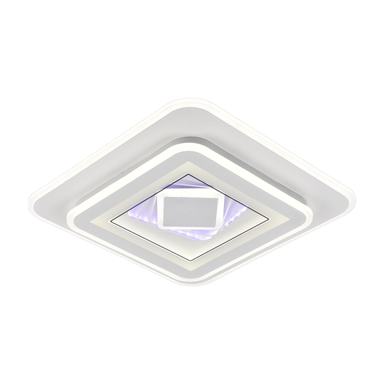 LED luster DOLIA, 101W, 50x50cm, studené/teplé/neutrálne svetlo, biele LED lustre Predvolený názov Alessandro Design