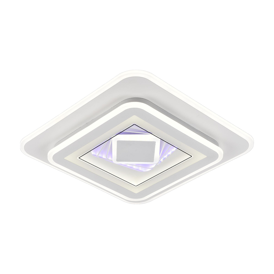 LED luster DOLIA, 70W, Priemer 49cm, Studené/Teplé/Neutrálne svetlo, Biely
