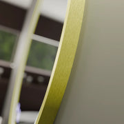 Zrkadlové LED kolo 70 cm dotykový glanz systém odmraz