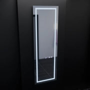 Zrkadlové obdĺžnikové obdĺžnikové 45x140cm Giulia Sensor Radar Marcello Demonant Clock Defosting System