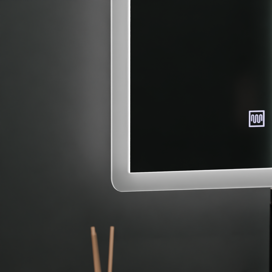 Obdĺžnikové LED zrkadlo, 60x80cm, Touch VENERA, Demister System, Stmievateľné