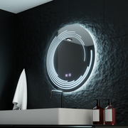 Zrkadlové LED kolo 70 cm lira Verità dotyk DOMABLE DEFRITION SYSTÉM