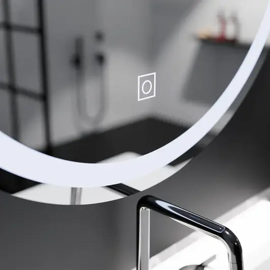 Okrúhle LED zrkadlo, 70 cm, Basic Touch