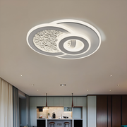 KOMPACTO LED luster 34W, 3 kruhy, studené/teplé/neutrálne svetlo, biely