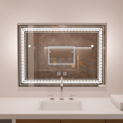 Zrkadlové LED obdĺžnikový 80x60cm Vorice Touch System deaktivuje
