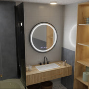 Zrkadlové LED kolo 60 cm Celesti Majesti Noir Eleva Motionglow Marcello System Disabilities & Daim Termometer