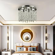 Round Alberian Led Led, 20 W, studené/horúce/neutrálne svetlo, kryštál, lesklý chróm