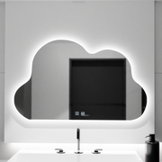 Cloud LED zrkadlo 60x40cm, Nuvola Touch, Demister System, Stmievateľné
