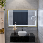 Zrkadlové obdĺžnikové obdĺžniky 50x70cm Eclat Motionglow Marcello Disping & Termeter Luba Cosmetica Dimabil