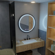 Zrkadlové LED kolo 60 cm Celesti Majesti Noir Eleva Motionglow Marcello System Disabilities & Daim Termometer