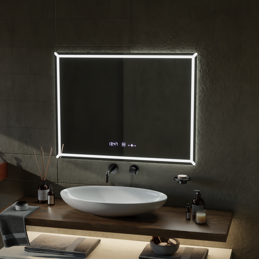 LED Touch Villay Mirror Defrition System 60x80 cm zbierka Marcello Funghi Collection