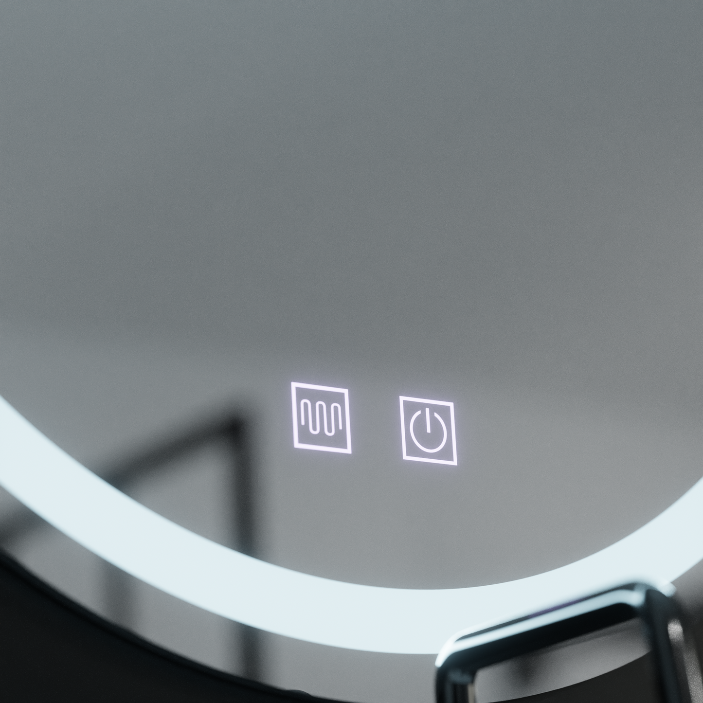 Okrúhle LED zrkadlo 70 cm Lucea Touch Dormosting System