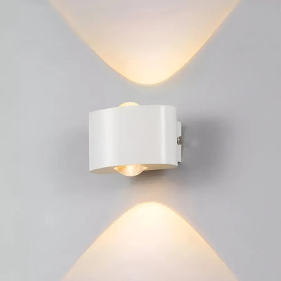 Fantázia aplikuje exteriér a interiér LED, 2 zdroje x 1w, IP65, kovové, biele, 3000K