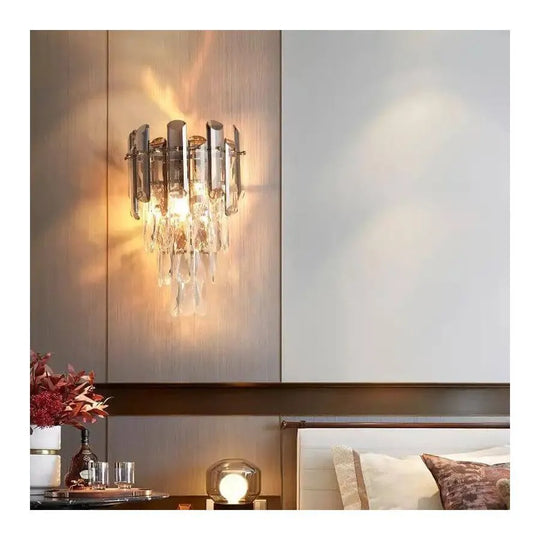 Cristal Mayra nástenné svietidlo 2x E14 Gold Interiérové nástenné svietidlo Predvolený názov Alessandro Design