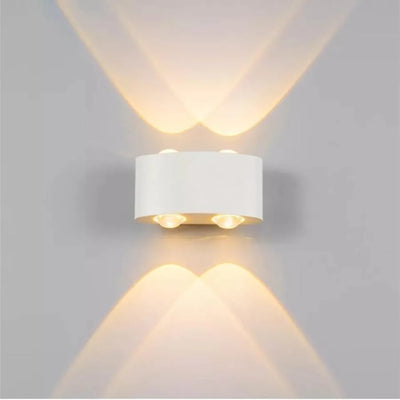 Fantázia aplikuje exteriér a interiér LED, 4 zdroje x 1w, IP65, kovové, biele, 3000K