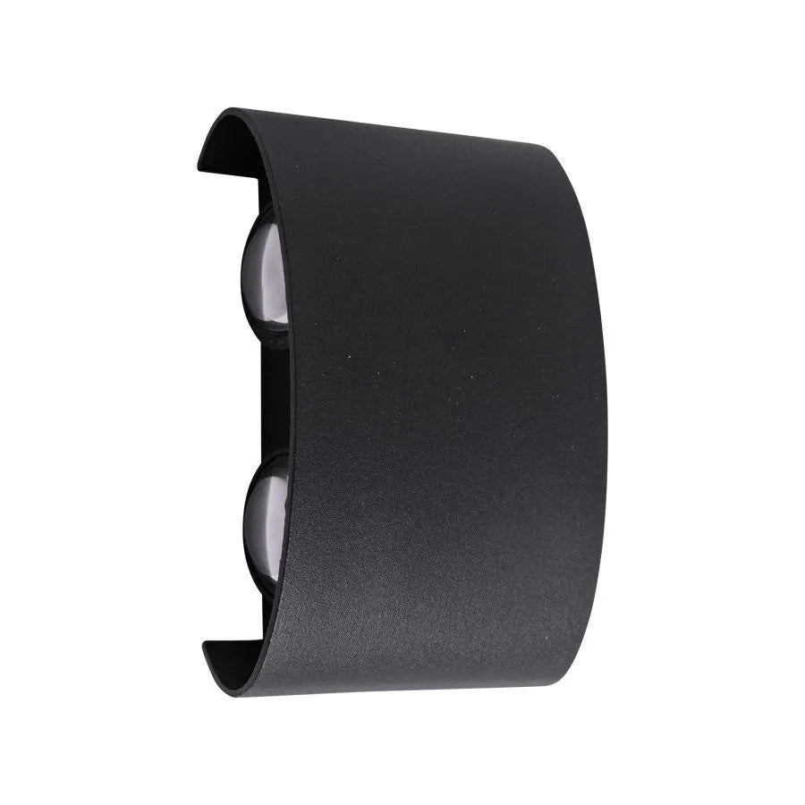 Fantázia aplikuje exteriér a interiér LED, 4 zdroje x 1w, IP65, kovové, čierne, 3000K