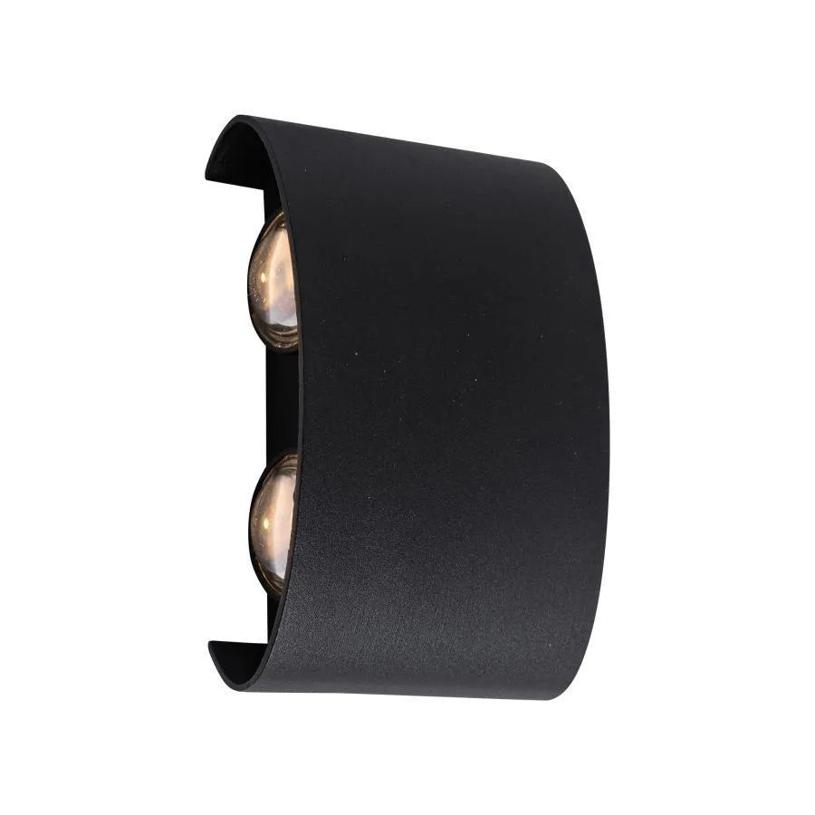 Fantázia aplikuje exteriér a interiér LED, 4 zdroje x 1w, IP65, kovové, čierne, 3000K