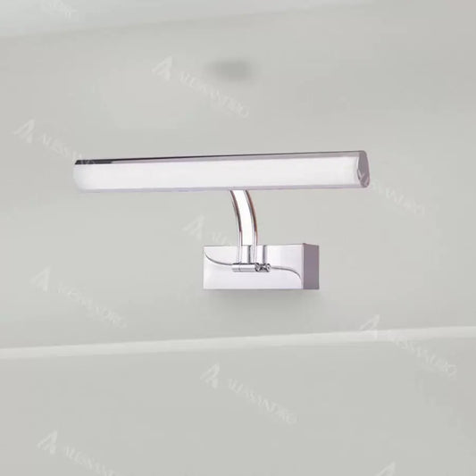 Aplikujte LED Bath Georgi, 24 W, striebro