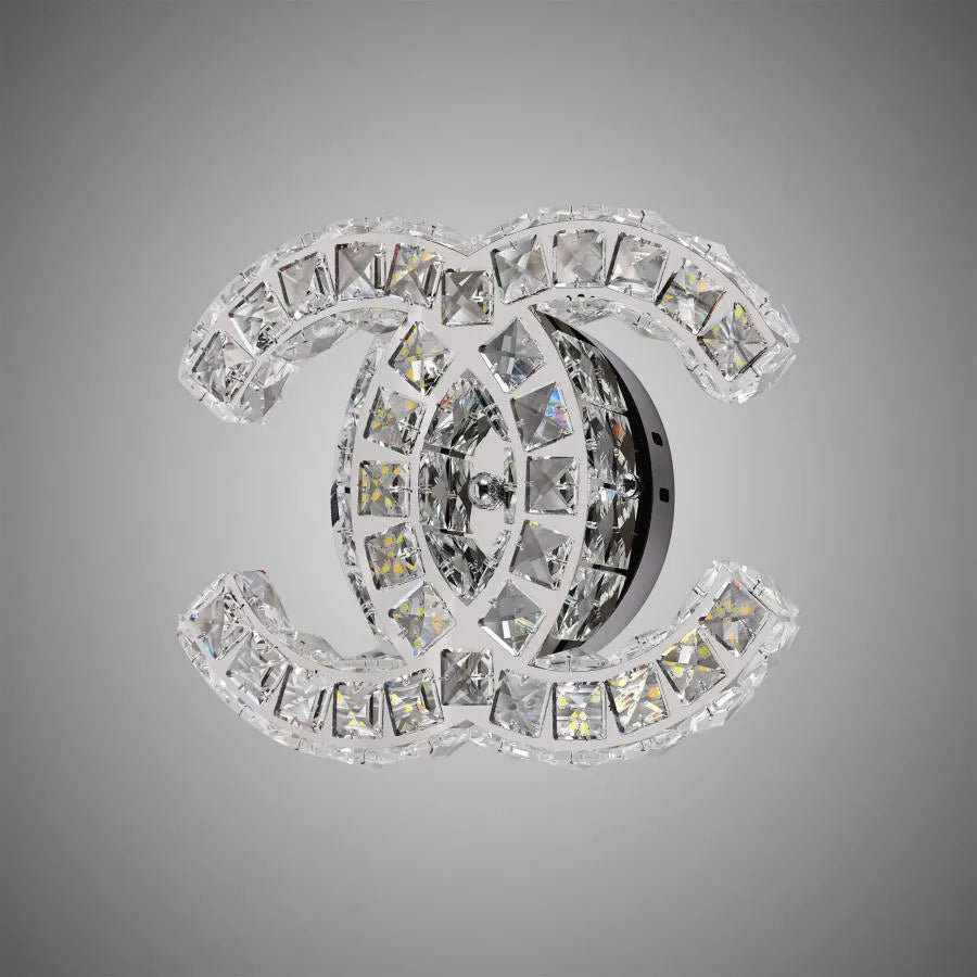 Naneste LED Crystal Yanira 28W, striebro