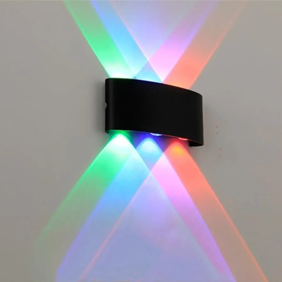 Fantázia aplikuje LED RGB interiér/exteriér, 6 zdrojov x 1W, IP65, čierna, 3000K