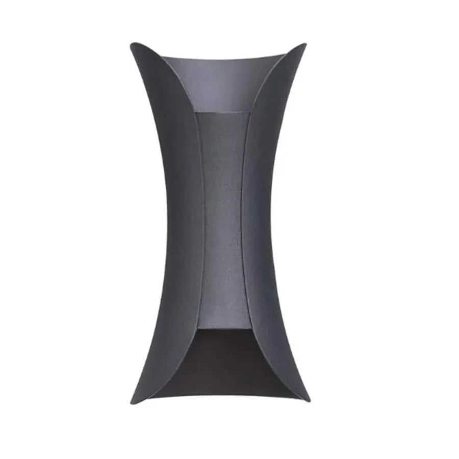 Aplikujte exteriér LED HEBA, 10W IP65, kov, čierny