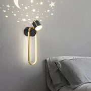 Aplikujte LED Hayden 20W čierne zlato