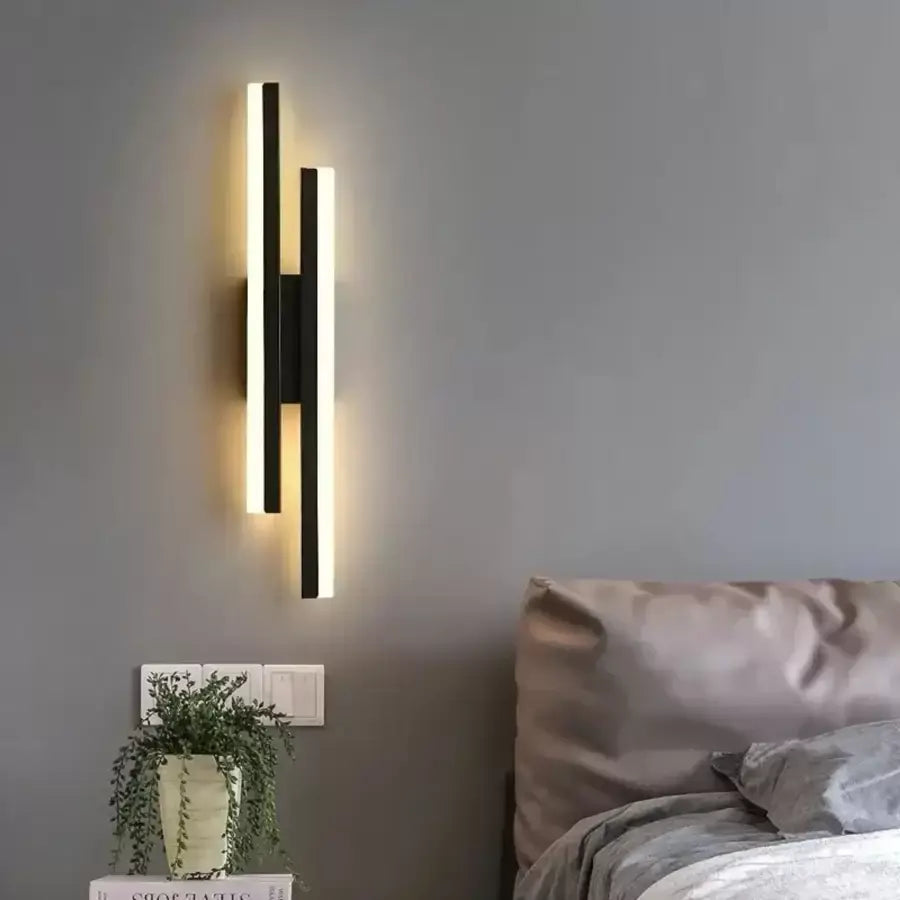 Aplikujte LED Lyra, 18W, akrylové, čiernobiele