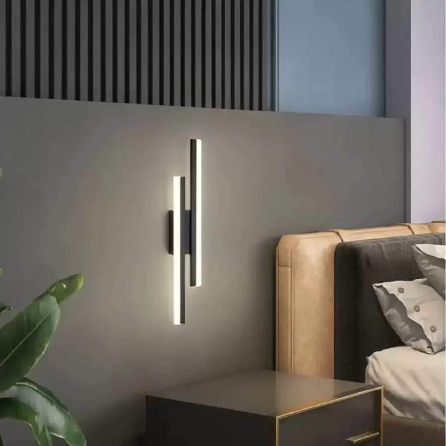 Aplikujte LED Lyra, 18W, akrylové, čiernobiele