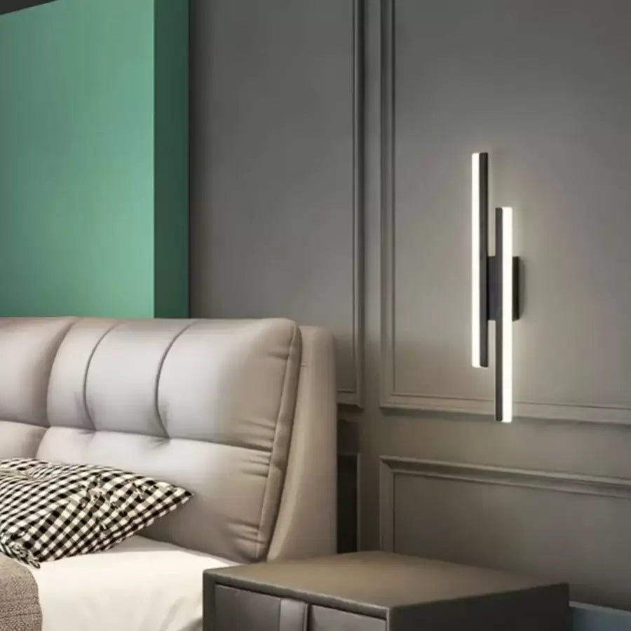 Aplikujte LED Lyra, 18W, akrylové, čiernobiele