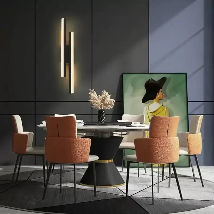 Aplikujte LED Lyra, 18W, akrylové, čiernobiele