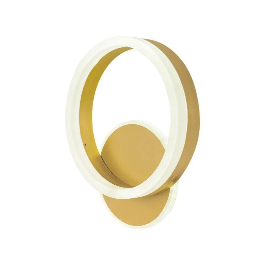 Aplikujte LED manaru, 24 W, zlato, studené/horúce/neutrálne svetlo