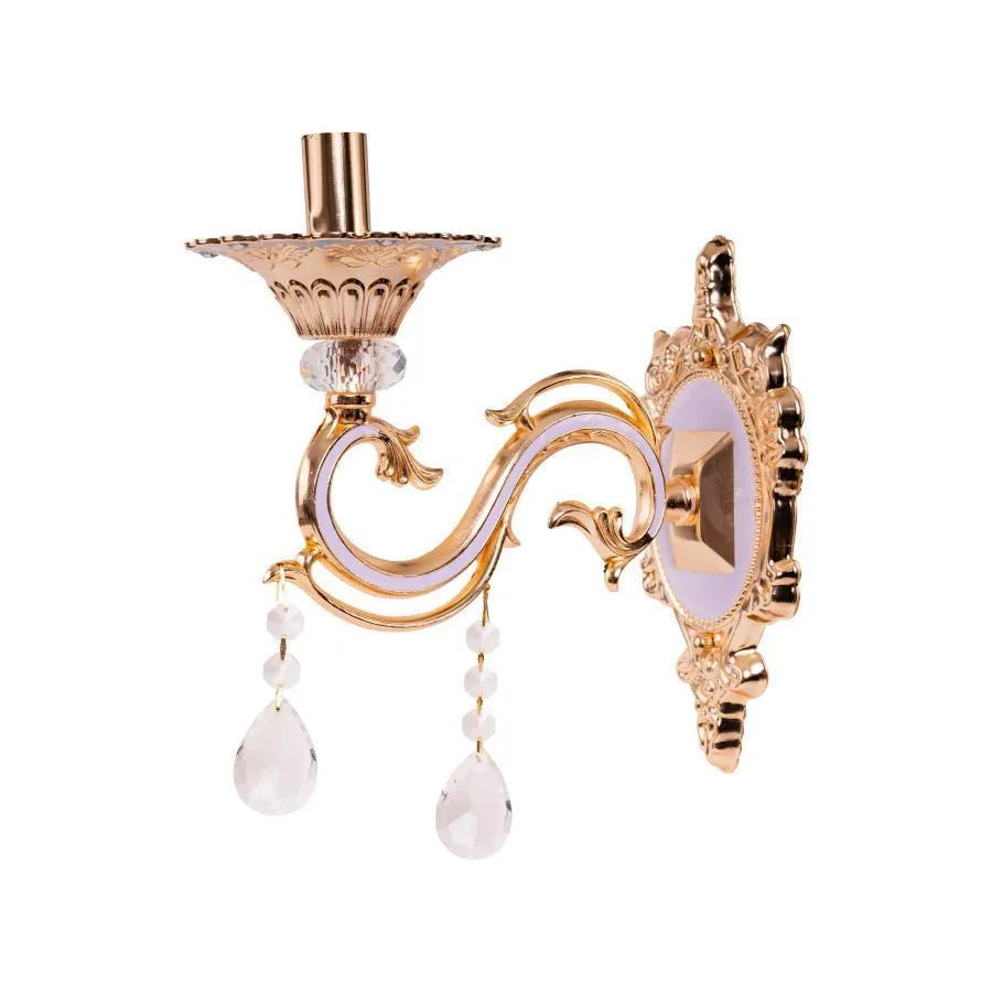 Naneste Nicholas, 1*E14, LILA so zlatom, kovom a kryštálom