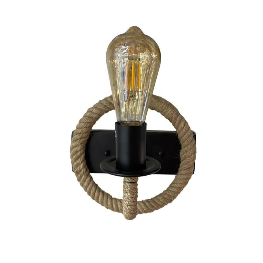 Naneste Yolandu 1x E27 čierna hnedá