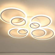 LED LED 130 W Biela Betty - 8 kruhov, smotabilné, studené/horúce/neutrálne svetlo