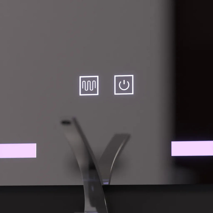 Obdĺžnikové LED zrkadlo 60x80cm, Touch Vesta, Demister System, Stmievateľné