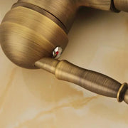 Kuchynská batéria, sanitárna mosadz, zlato, OD/2046