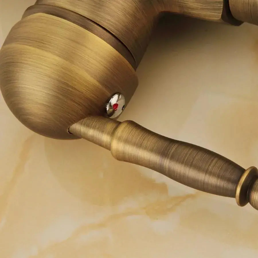 Kuchynská batéria, sanitárna mosadz, zlato, OD/2046