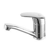 Batéria Washbasin, otočné potrubie, dĺžka 18 cm, keramická kazetka, chróm, vrátane pripojenia