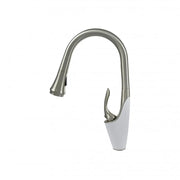 Kitchen battery with extractable shower, sanitary brass, chrome, w054