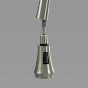 Kitchen battery with extractable shower, sanitary brass, chrome, w054