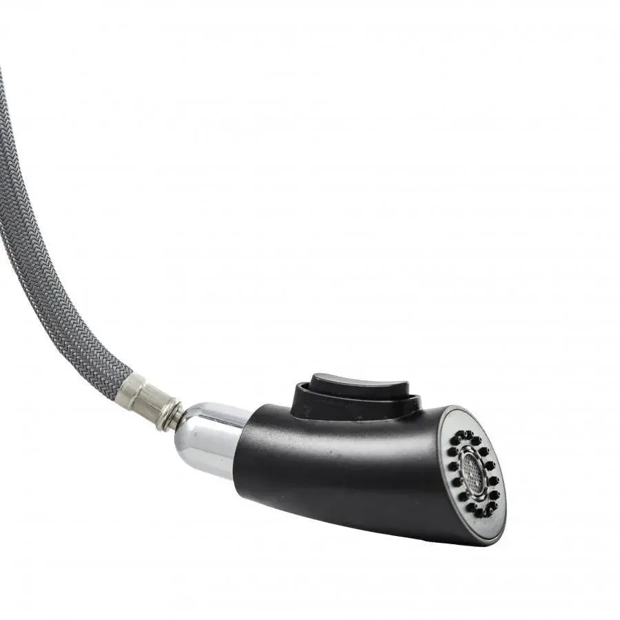 Kuchynská batéria s extrahovateľnou sprchou, sanitárnou mosadzou, chrómom, W059