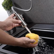 Kuchyňa s batériou s extrahovateľnou sprchou, nehrdzavejúcou oceľou 304, saténom, CF023