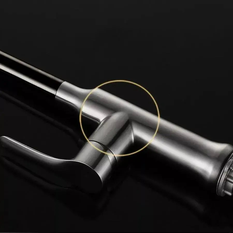 Kuchyňa s batériou s extrahovateľnou sprchou, nehrdzavejúcou oceľou 304, saténom, CF023