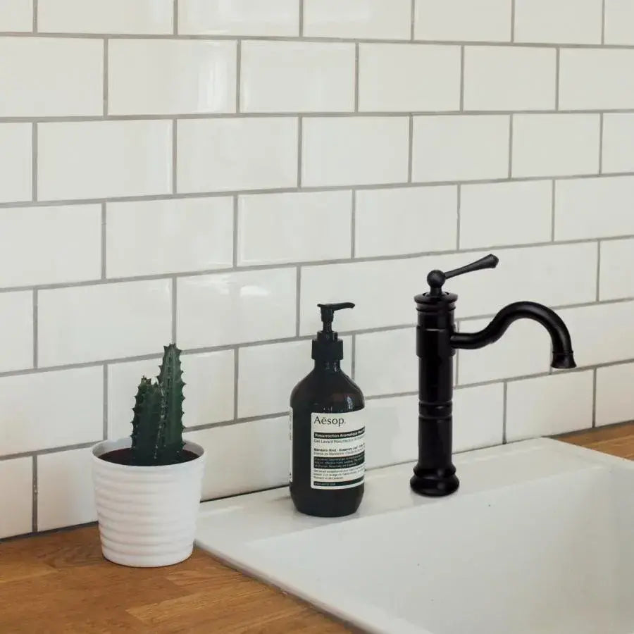 Kuchynská batéria, nehrdzavejúca oceľ UP304, čierna, OD01/a