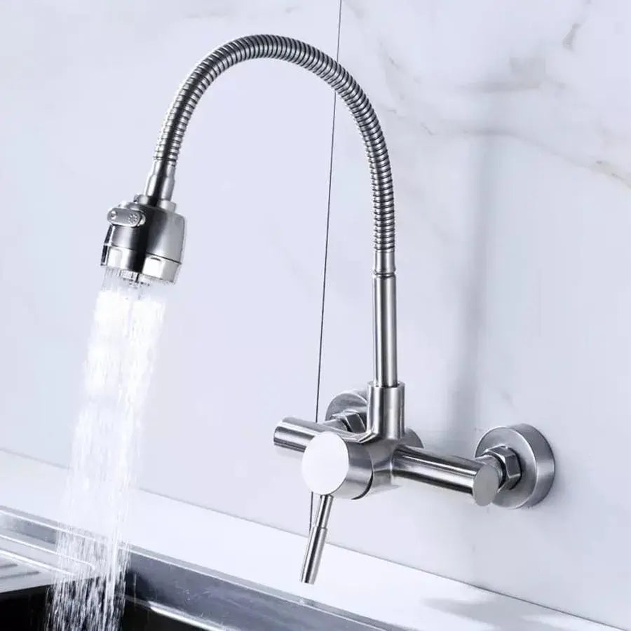 Kuchynská batéria, nehrdzavejúca oceľ 304, satén, CF014